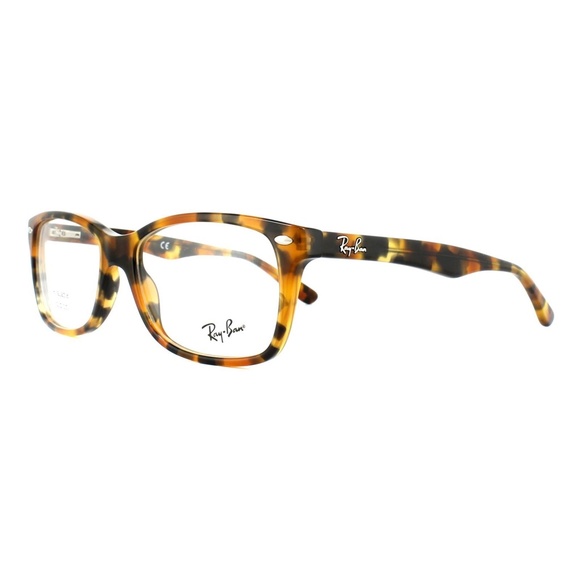 New Ray-Ban Frames Light Tortoise Acetate Unisex Eyeglasses RB5228 5712 53mm - Picture 9 of 10